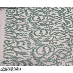 Jasmine Lace Embroidery Beaded Fabric With Sequin -Luxtex Store jasmine lace embroidery beaded fabric with sequin 290206