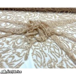 Jasmine Lace Embroidery Beaded Fabric With Sequin -Luxtex Store jasmine lace embroidery beaded fabric with sequin 512507