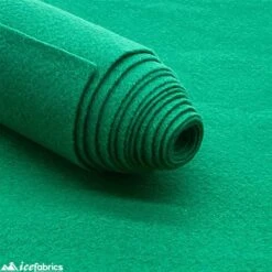 Kelly Green Crafts Acrylic Felt Fabric | 72” Wide | 36” Long