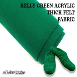 Kelly Green Felt Material Acrylic Felt Material 1.6mm Thick -Luxtex Store kelly green felt material acrylic felt material 16mm thick 474259