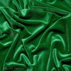 Kelly Green Wholesale Velvet Fabric Stretch | 60" Wide -Luxtex Store kelly green wholesale velvet fabric stretch 60 wide 200300