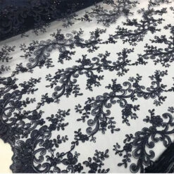 Lace Fabric Embroidered Flowers Lace By The Yard -Luxtex Store lace fabric embroidered flowers lace by the yard 527719