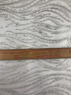 Latest French Design Bridal Embroidered Lace With Beads And Sequins Mesh Fabric -Luxtex Store latest french design bridal embroidered lace with beads and sequins mesh fabric 179798