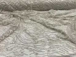 Latest French Design Bridal Embroidered Lace With Beads And Sequins Mesh Fabric -Luxtex Store latest french design bridal embroidered lace with beads and sequins mesh fabric 864935