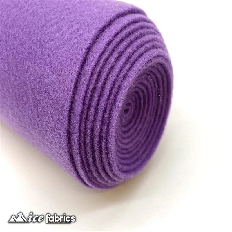 Lavender Acrylic Felt Fabric / 1.6mm Thick _ 72” Wide 3 Lavender Acrylic Felt Fabric / 1.6mm Thick _ 72” Wide