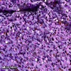Lavender Emma Stretch Velvet Fabric With Embroidery Sequin -Luxtex Store lavender emma stretch velvet fabric with embroidery sequin 460146