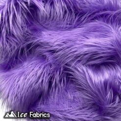 Lavender Mohair Faux Fur Fabric Wholesale (20 Yards Bolt)