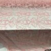 Light Pink Embroidered Bridal Design Beaded Mesh Lace Fabric -Luxtex Store light pink embroidered bridal design beaded mesh lace fabric 791700