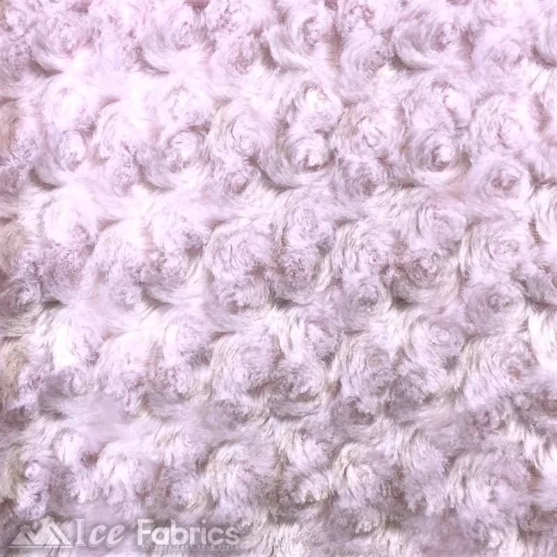 Light Pink Minky Rose Rosebud Fabric Blanket Fabric 3 Light Pink Minky Rose Rosebud Fabric Blanket Fabric