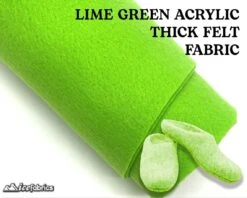Lime Green Felt Material Acrylic Felt Material 1.6mm Thick -Luxtex Store lime green felt material acrylic felt material 16mm thick 839853