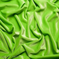 Lime Green Wholesale Velvet Fabric Stretch | 60" Wide -Luxtex Store lime green wholesale velvet fabric stretch 60 wide 319293