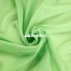 Lime Mia Chiffon Fabric / 60’’ Wide Soft Chiffon Sheer Fabric