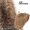 Brown Long Pile Yeti Mongolian Faux Fur Fabric | 4” Pile -Luxtex Store long pile yeti mongolian faux fur fabric 4 pile 106726 1