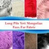 Long Pile Yeti Mongolian Faux Fur Fabric | 4” Pile -Luxtex Store long pile yeti mongolian faux fur fabric 4 pile 230211