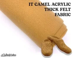 Lt Camel Acrylic Wholesale Felt Fabric 1.6mm Thick -Luxtex Store lt camel acrylic wholesale felt fabric 16mm thick 609283