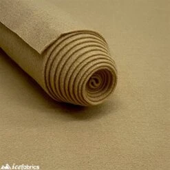 Lt. Camel Crafts Acrylic Felt Fabric | 72” Wide | 36” Long