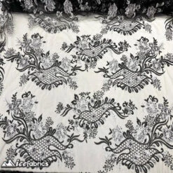 Luca Lace Fabric | Floral Embroidery Lace 25 Luca Lace Fabric | Floral Embroidery Lace -Luxtex Store luca lace fabric floral embroidery lace 352458