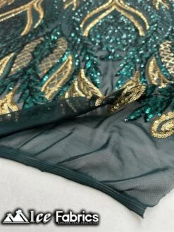 Lucy Damask Sequin Fabric On Spandex Mesh -Luxtex Store lucy damask sequin fabric on spandex mesh 978013
