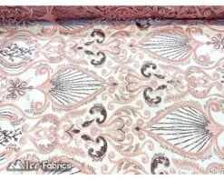 Luxurious Beaded Fabric By The Yard | Handmade Embroidery -Luxtex Store luxurious beaded fabric by the yard handmade embroidery 471926