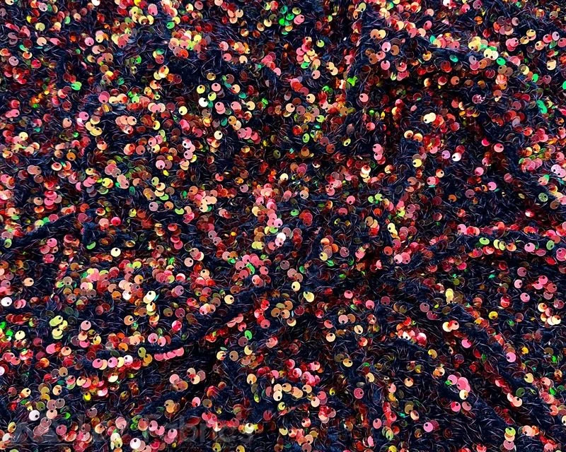 Luxury Stretch Velvet Sequin Fabric All Over Full Sequin 16 Luxury Stretch Velvet Sequin Fabric All Over Full Sequin - Image 14