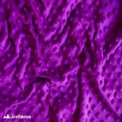Magenta Dimple Polka Dot Minky Fabric / Ultra Soft / -Luxtex Store magenta dimple polka dot minky fabric ultra soft 916175