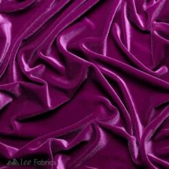 Magenta Wholesale Velvet Fabric Stretch | 60" Wide -Luxtex Store magenta wholesale velvet fabric stretch 60 wide 688346