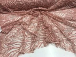 Mauve Embroidered Lace With Beads And Sequins French Bridal Veil Wedding Fabric -Luxtex Store mauve embroidered lace with beads and sequins french bridal veil wedding fabric 998478