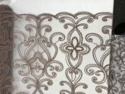 Mauve Embroidery Designed Beaded Mesh Lace Fabric Bridal Wedding Dresses -Luxtex Store mauve embroidery designed beaded mesh lace fabric bridal wedding dresses 428585