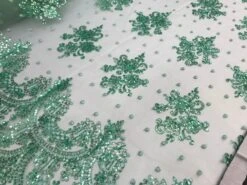 Mint Design Shop Prom Bridal Design Transparent Fabric Mesh Lace Embroidered Wedding Decoration Night Gowns Tablecloths Fashion Dresses -Luxtex Store mint design shop prom bridal design transparent fabric mesh lace embroidered wedding decoration night gowns tablecloths fashion dresses 688929