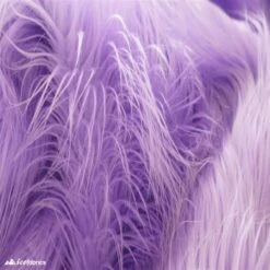 Lilac Mohair Faux Fur Fabric By The Roll (20 Yards) 4 Inch Pile
