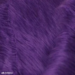 Purple Mohair Faux Fur Fabric By The Roll (20 Yards) 4 Inch Pile