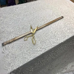 Multi-Color Design Embroidered Beaded Lace Fabric -Luxtex Store multi color design embroidered beaded lace fabric 550564