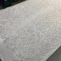 Multi-Color Design Embroidered Beaded Lace Fabric -Luxtex Store multi color design embroidered beaded lace fabric 634958