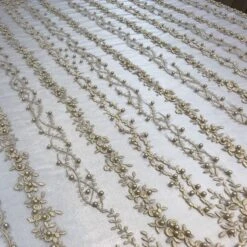 Multi Design Beaded Fabric, Lace Fabric By The Yard -Luxtex Store multi design beaded fabric lace fabric by the yard 972432