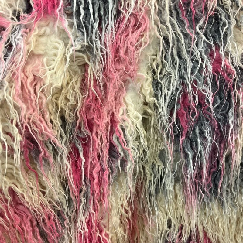 Multicolor Long Pile Mongolian Faux Fur Fabric 12 Multicolor Long Pile Mongolian Faux Fur Fabric - Image 10