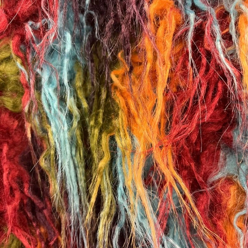 Multicolor Long Pile Mongolian Faux Fur Fabric 10 Multicolor Long Pile Mongolian Faux Fur Fabric - Image 8