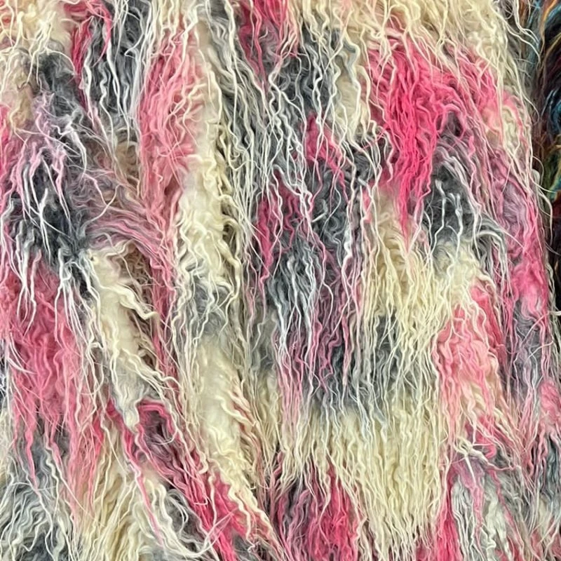 Multicolor Long Pile Mongolian Faux Fur Fabric 11 Multicolor Long Pile Mongolian Faux Fur Fabric - Image 9