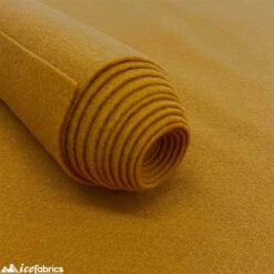 Mustard Gold Crafts Acrylic Felt Fabric | 72” Wide | 36” Long