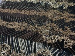 Nadia 4 Way Stretch Sequin Spandex Embroidered Fabric Sold By The Yard -Luxtex Store nadia 4 way stretch sequin spandex embroidered fabric sold by the yard 242369