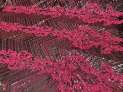 Nadia 4 Way Stretch Sequin Spandex Embroidered Fabric Sold By The Yard -Luxtex Store nadia 4 way stretch sequin spandex embroidered fabric sold by the yard 372140