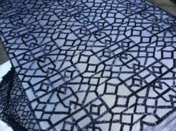 Navy Blue 4 Way Stretch Sequin Wedding Prom Fashion Dresses By The Yard -Luxtex Store navy blue 4 way stretch sequin wedding prom fashion dresses by the yard 267300