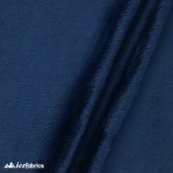 Navy Blue Ice Fabrics Minky Fabric Wholesale _ 3 Mm