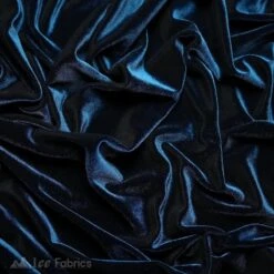 Navy Blue Wholesale Velvet Fabric Stretch | 60" Wide -Luxtex Store navy blue wholesale velvet fabric stretch 60 wide 312660