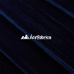 Navy Velvet Fabric By The Yard | 4 Way Stretch -Luxtex Store navy velvet fabric by the yard 4 way stretch 858782