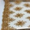 New Beaded French Embroidered Handmade Mesh Lace Floral Fabric -Luxtex Store new beaded french embroidered handmade mesh lace floral fabric 642748