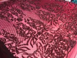 New Design 4 Way Stretch Sequins On A Mesh Lace Fabric For Decorations Fashion Wedding Prom Dresses -Luxtex Store new design 4 way stretch sequins on a mesh lace fabric for decorations fashion wedding prom dresses 489782