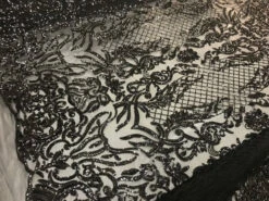 New Design 4 Way Stretch Sequins On A Mesh Lace Fabric For Decorations Fashion Wedding Prom Dresses -Luxtex Store new design 4 way stretch sequins on a mesh lace fabric for decorations fashion wedding prom dresses 557428