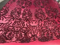 New Design 4 Way Stretch Sequins On A Mesh Lace Fabric For Decorations Fashion Wedding Prom Dresses -Luxtex Store new design 4 way stretch sequins on a mesh lace fabric for decorations fashion wedding prom dresses 700012