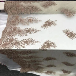 New Design French Bridal Veil Wedding Heavy Embroidered Border Lace With Beads And Sequin -Luxtex Store new design french bridal veil wedding heavy embroidered border lace with beads and sequin 109696