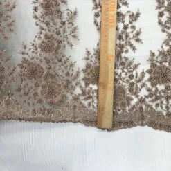 New Design French Bridal Veil Wedding Heavy Embroidered Border Lace With Beads And Sequin -Luxtex Store new design french bridal veil wedding heavy embroidered border lace with beads and sequin 143570